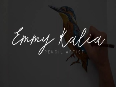 نقاشی پرنده با پاستل و مدادرنگی