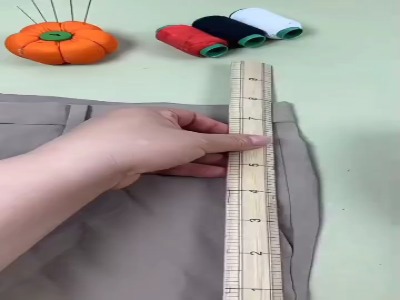 تنگ کردن کمر شلوار بدون نیاز به چرخ خیاطی