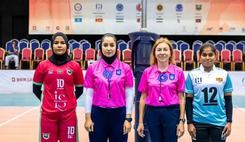 پنج قضاوت رضانژاد در لیگ والیبال بانوان آسیای مرکزی