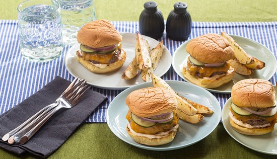 طرز تهیه چیز برگر چدار