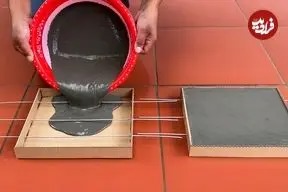 روش ساخت یک گلدان زیبا و خلاقانه با مقوا و سیمان