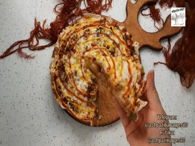 با نان لواش پیتزا درست کن؛ آسان، سریع و خوشمزه