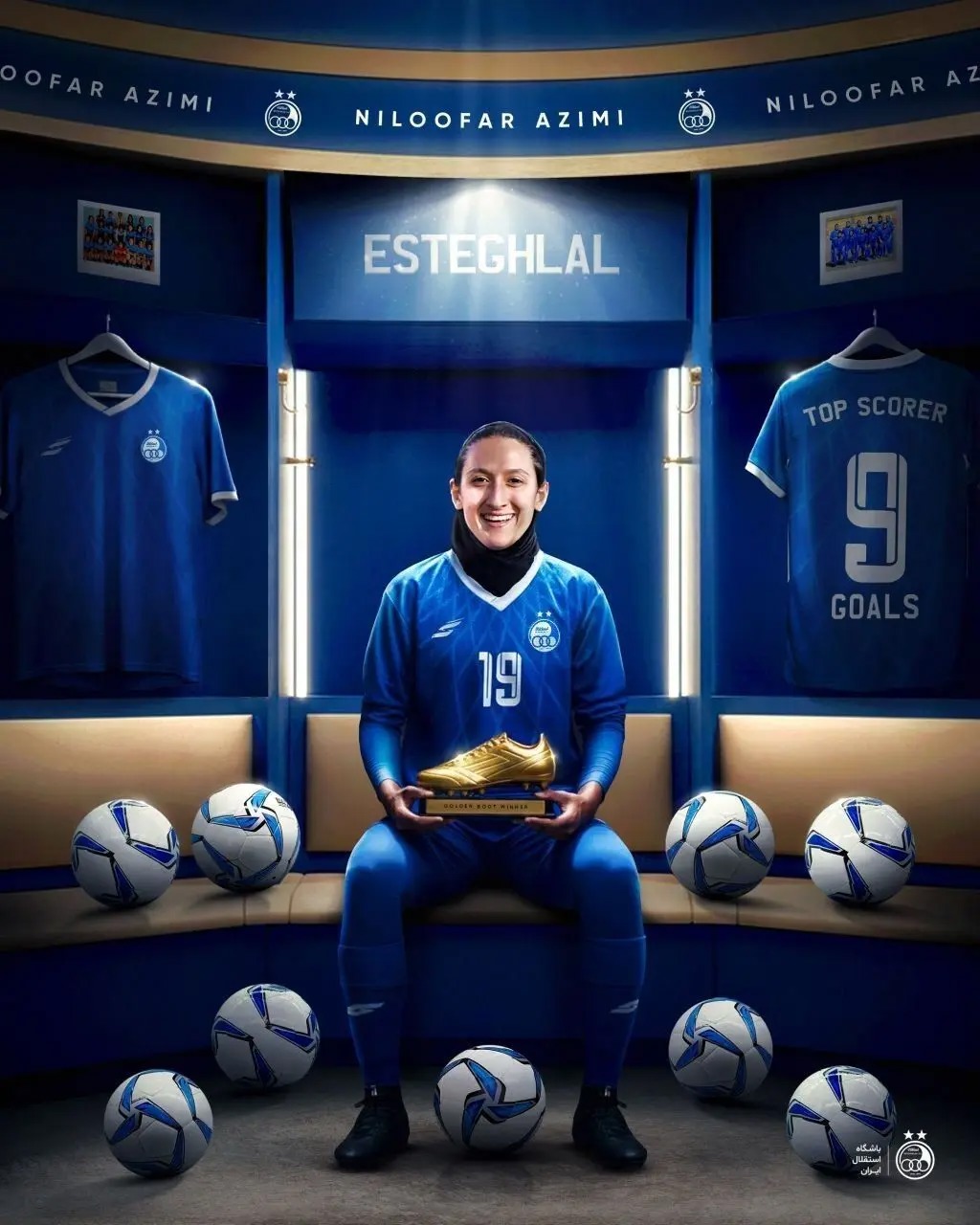 خانم گل لیگ دسته یک فوتبال زنان معرفی شد