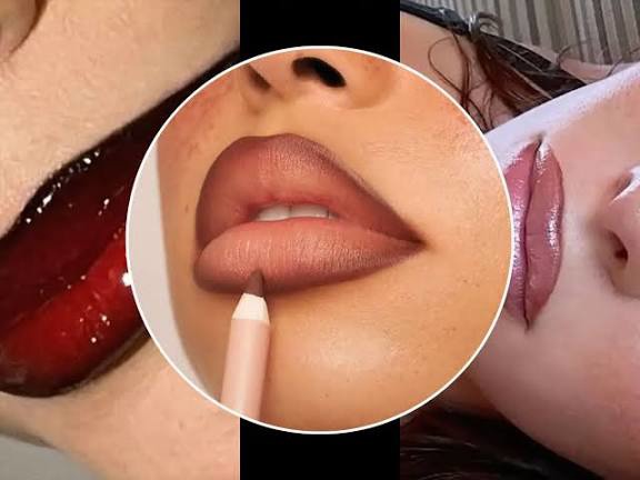 میکاپ شیک لب