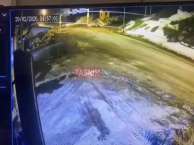 لحظه‌ی پرواز خودرو دنا و سقوط به دره‌ای در جاده چالوس با ۳ کشته