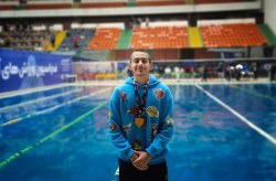 کسب یک مدال طلا و دو برنز توسط شناگر کیش در جام آزادی