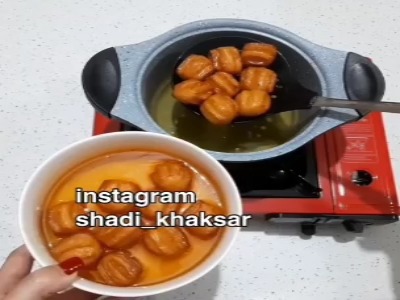 بامیه گل سرسبد شیرینی های ماه رمضون