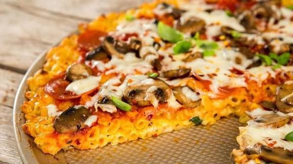 ماکارانی ای که تبدیل به پیتزا میشه