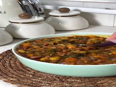 خوراک لوبیای متنوع و خوشمزه