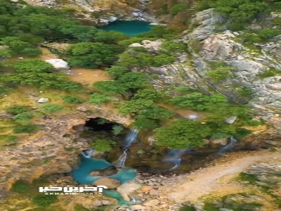 آبشار زیبای هرایرز در استان فارس