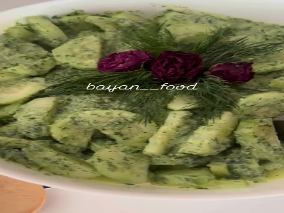 با پوست خیار سس جذاب درست کن