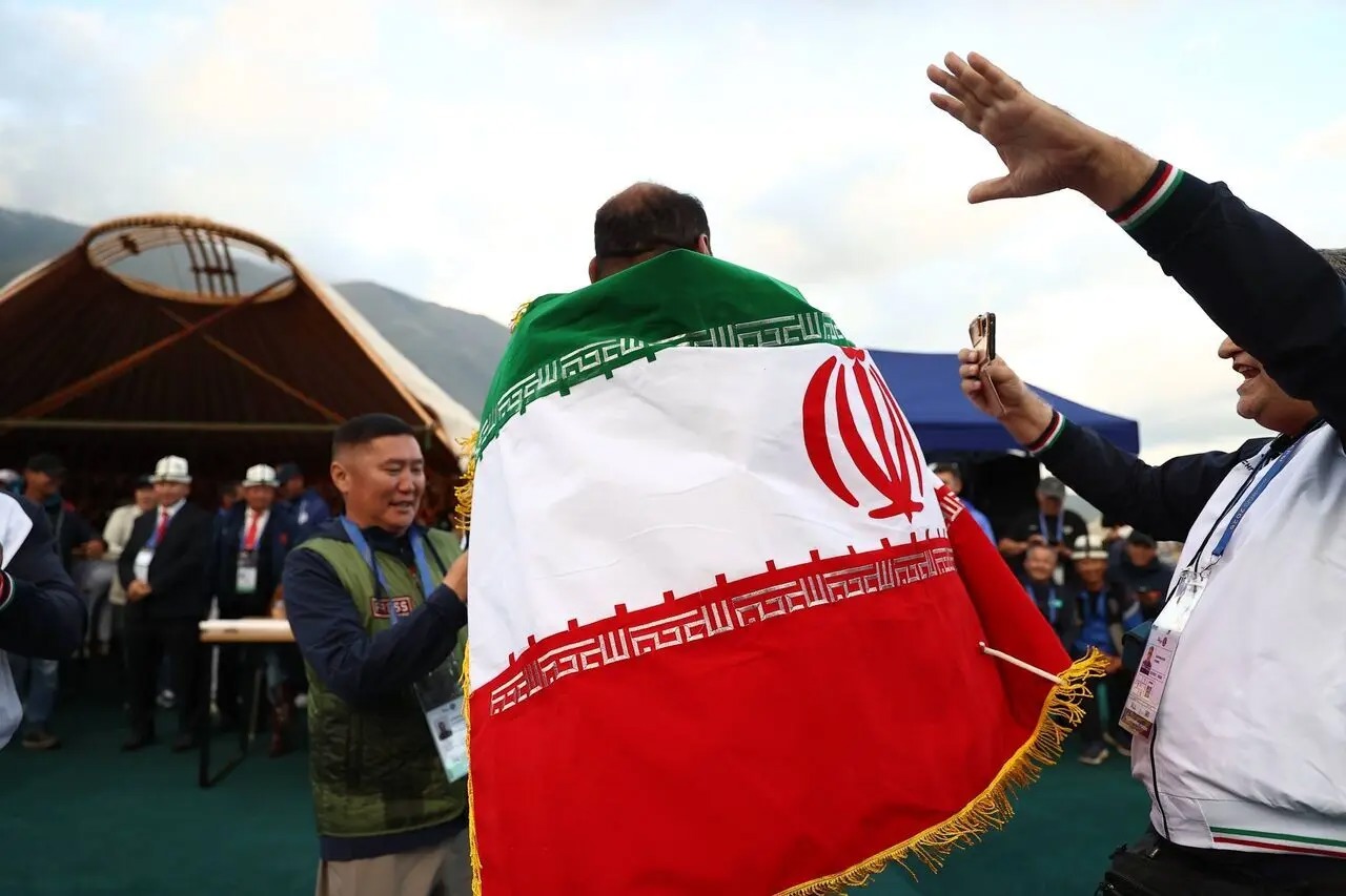 اولین طلای ایران در بازی‌های جهانی عشایری؛ رضا قیطاسی قهرمان شد