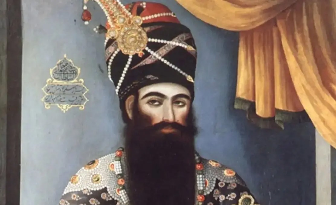 سفر در زمان؛ سکه ۱ ‎ریالی فتحعلی شاه، ضرب تهران؛ سال ۱۱۷۶ شمسی