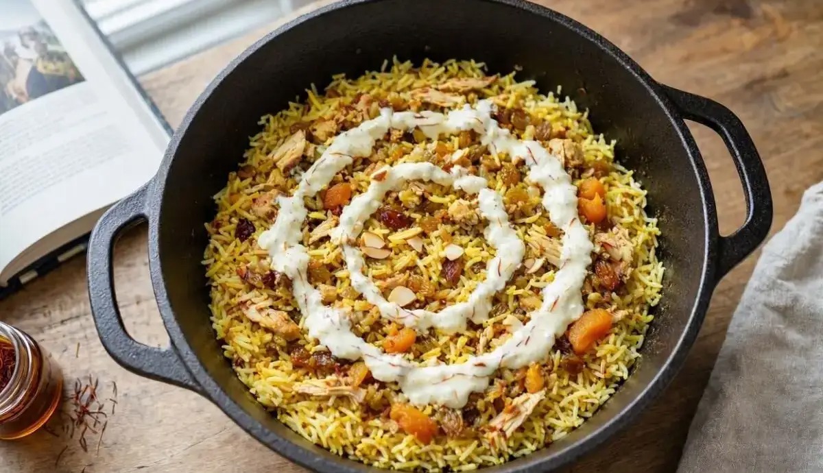 شاه پلو با مرغ؛ یک پلوی متفاوت و خوش‌عطر برای مهمانی‌ها