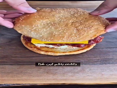 چیکن برگر خونگی ولی با طعم فست فودی
