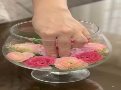 آموزس ساخت شمع با گلهای مصنوعی