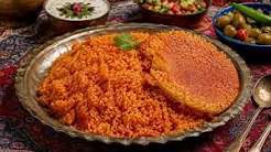کته گوجه غذای ساده و خوش رنگ