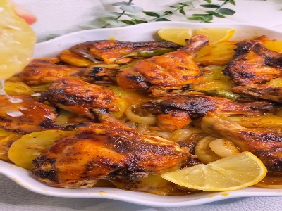 طرز تهیه مرغ تنوری جذاب