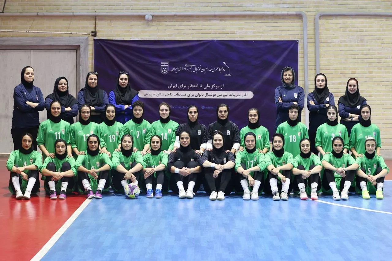 پایان اردوی تیم ملی فوتسال بانوان در مرکز ملی فوتبال