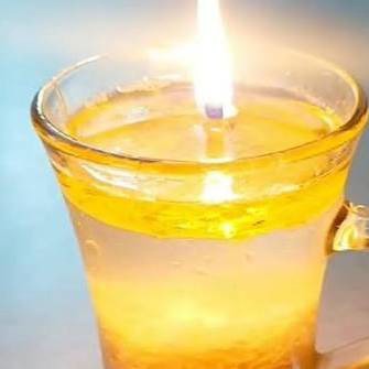 شمع خوشگل با برنج درست کن
