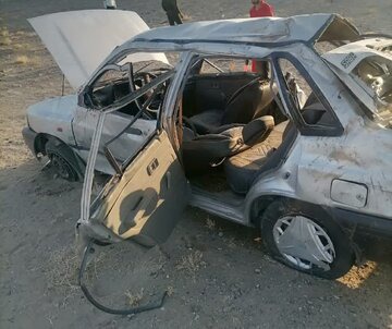 مرگ خونین در واژگونی پراید، ۳ کشته در محور زاهدان