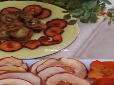 اینجوری میوه هارو خشک کن
